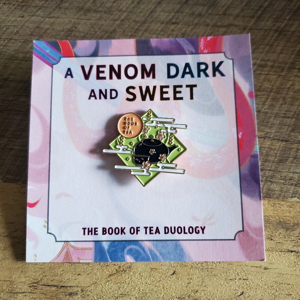 Book Pin: Venom Dark and Sweet